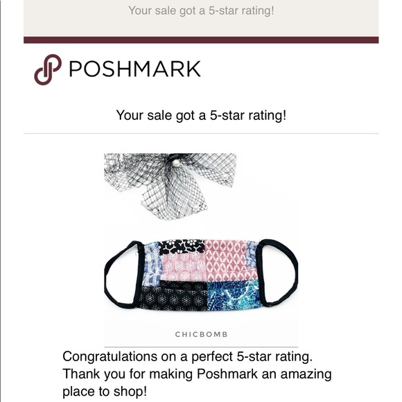 MADE IN USA NATURAL FLORAL FACE MASK - Picture 4 of 5